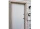Exterior door of home with secure deadbolt, and convenient electric meter at 4770 Topaz St # 79, Las Vegas, NV 89121
