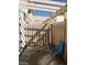 Relaxing patio with privacy fence and a comfortable chair at 4770 Topaz St # 79, Las Vegas, NV 89121
