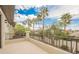 Inviting balcony with palm tree views, perfect for outdoor relaxation and entertaining at 516 Pinnacle Heights Ln, Las Vegas, NV 89144