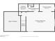 Second level floor plan showing the primary bedroom, bathroom, and closet layout at 5615 Calais Ct, Las Vegas, NV 89118