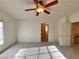 Bedroom featuring a ceiling fan, and carpeted floor at 5653 Mount Athos St, North Las Vegas, NV 89031