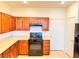 Modern kitchen with gas range and plenty of cabinets at 5653 Mount Athos St, North Las Vegas, NV 89031