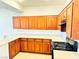 Well-equipped kitchen featuring modern gas range and ample cabinet space at 5653 Mount Athos St, North Las Vegas, NV 89031