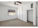 Bedroom features neutral carpet and a large closet for lots of storage at 633 5Th St, Boulder City, NV 89005