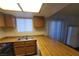 Bright kitchen showcasing wood countertops and a stainless steel double sink at 854 Stainglass Ln, Las Vegas, NV 89110