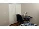 Bedroom with sliding door closet, and a desk at 9753 Arrowcrest Ave, Las Vegas, NV 89147