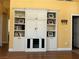 Living room featuring built in shelving and cabinets for ample storage space at 9753 Arrowcrest Ave, Las Vegas, NV 89147