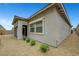 Home exterior with roll down shade at 977 Edinburgh Fields Ct, Las Vegas, NV 89138
