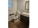 Bathroom with a modern vanity and fixtures at , Henderson, NV 89002