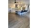 Modern kitchen boasts a large center island with barstool seating and stainless steel appliances at , Henderson, NV 89002