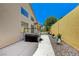The backyard has a patio and hot tub to enjoy at 1028 Dodger Blue Ave, Las Vegas, NV 89123