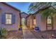 Inviting walkway to the front door with lovely desert landscaping at 10319 Larkmead Ave, Las Vegas, NV 89149