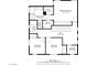 Floorplan of the second floor including the primary bedroom, bedrooms, bathrooms, and laundry room at 10353 Yew Blossom Ave, Las Vegas, NV 89166