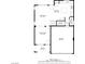 Layout of the first floor featuring the kitchen, living room, dining room, and garage at 10353 Yew Blossom Ave, Las Vegas, NV 89166