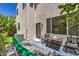 Cozy patio featuring a seating area, perfect for outdoor relaxation and entertaining at 10353 Yew Blossom Ave, Las Vegas, NV 89166