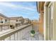 Balcony view overlooks neighborhood homes at 1150 Red Margin Ct # 101, Las Vegas, NV 89183