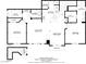 Detailed floor plan showcasing layout, room dimensions, and balcony at 1150 Red Margin Ct # 101, Las Vegas, NV 89183