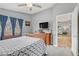 Serene primary bedroom featuring ample space and natural light at 1150 Red Margin Ct # 101, Las Vegas, NV 89183