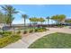 Well-maintained community area with landscaping, walking paths, and scenic desert views at 12348 Golden Wreath Rd # 1, Las Vegas, NV 89183