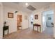Upstairs hallway with access to bedrooms and bathrooms, providing privacy and convenience for the occupants at 12348 Golden Wreath Rd # 1, Las Vegas, NV 89183