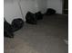 Living room needing renovation with trash bags and old floors at 1405 Vegas Valley Dr # 378, Las Vegas, NV 89169