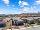 Expansive aerial shot of a neighborhood with mountain views in the distance at 171 Palm Fox Ct, Henderson, NV 89011