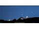 Night view of the community, offering a glimpse of the scenic night sky and surrounding landscape at 171 Palm Fox Ct, Henderson, NV 89011