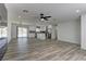 Spacious open-concept living area connected to a modern kitchen at 1901 Farnam Pl, Las Vegas, NV 89102