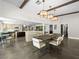 Bright, open-concept layout features a living area connecting dining and kitchen spaces at 2104 Plaza De La Candela, Las Vegas, NV 89102