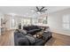 Cozy living room with comfortable seating, game table, and stylish decor at 219 Windsong Dr, Henderson, NV 89074