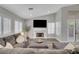 Cozy living room with recessed lights, a fireplace, and comfortable seating at 2711 Briarcliff Ave, Henderson, NV 89074