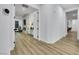 Hallway with wood floors and recessed lighting, with views of adjacent rooms at 2873 Knoxville Ct, Henderson, NV 89052