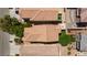Aerial view showcasing the roof of the house and the surrounding residential landscape at 3404 Brayton Mist Dr, North Las Vegas, NV 89081