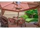Inviting backyard featuring a covered patio, perfect for outdoor dining and entertaining, complemented by artificial turf at 3404 Brayton Mist Dr, North Las Vegas, NV 89081