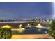 City skyline view with bright lights, creating a beautiful backdrop for a modern urban lifestyle at 3942 Delos Dr, Las Vegas, NV 89103