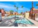 Community swimming pool and hot tub at 4050 Pacific Harbors Dr # 245, Las Vegas, NV 89121