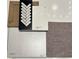 A curated selection of interior design materials, including cabinetry, flooring, and quartz countertops at 4180 E Brusca Way, Pahrump, NV 89061