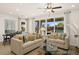 Bright living room with comfortable seating, neutral tones, and access to the outdoor patio at 4250 E Brusca Way, Pahrump, NV 89061