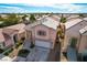 Aerial view of the two story home in a neighborhood offering a glimpse of the property's surroundings and community at 4507 Grotto Ct, North Las Vegas, NV 89031