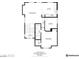 Detailed floor plan of this home showing the kitchen, living room, bedrooms, and bathrooms on the first floor at 4507 Grotto Ct, North Las Vegas, NV 89031