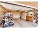 A garage with storage cabinets and a golf cart at 502 E Fairway Rd, Henderson, NV 89015