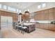 Spacious kitchen with a large center island, modern stainless steel appliances, and ample cabinet space at 5155 Rock Daisy Dr, Las Vegas, NV 89135