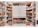Organized pantry with custom shelving perfect for storing food and kitchen items at 5155 Rock Daisy Dr, Las Vegas, NV 89135