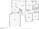 Detailed floor plan showcasing the layout, dimensions, and room names of the house at 5513 Escallonia St, Las Vegas, NV 89149