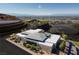 Breathtaking aerial view of the modern home, showcasing its architecture and mountain views at 6 Rock Mount Ct, Henderson, NV 89012