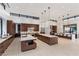 Stunning kitchen with modern appliances, custom cabinetry, marble countertops and an oversized island at 6 Rock Mount Ct, Henderson, NV 89012
