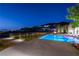 Beautiful backyard pool and jacuzzi with pavers and desert landscaping at 6 Rock Mount Ct, Henderson, NV 89012