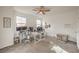 Bright office space with multiple monitors, dual desks, and two windows at 617 Sylvan St, Henderson, NV 89002