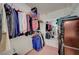 Spacious walk-in closet with ample shelving and hanging space for organized storage solutions at 689 Bay View Dr # 1311, Boulder City, NV 89005