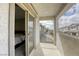 Nice balcony view of the neighborhood, with sliding glass doors for easy access at 7061 Tilligerry St, North Las Vegas, NV 89084
